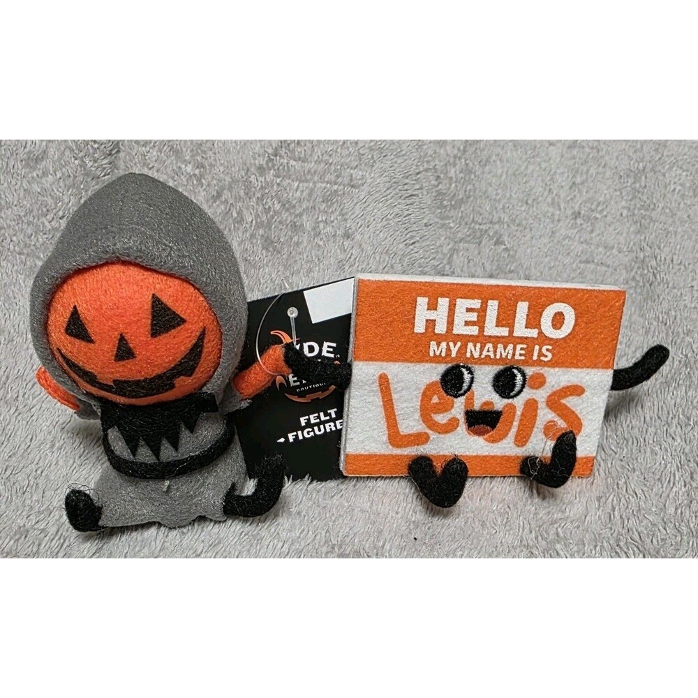 Halloween Hyde & EEK! LEWIS & NAME TAG Felt Duo - NWT NEW Target 2025